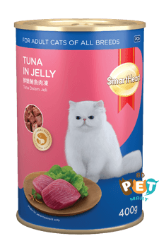 Picture of SMART HEART CAN TUNA IN JELLY WET FOOD CAT - 400 gm