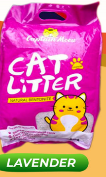 Picture of PA- Cat Litter Captain Meow - Lavender  (10Liter)