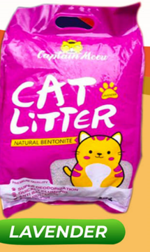 Picture of PA- Cat Litter Captain Meow - Lavender  (5 Liter)