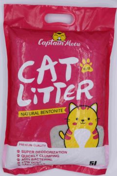 Picture of PA- Cat Litter Captain Meow - Rose (5Liter) 