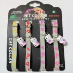 Adjustable Glowing Radium Cat Collar With Doll Shape Bell 