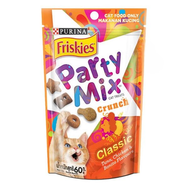 Picture of Purina Friskies Party Mix Cat Treat Classic 60g