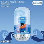 Cature Cat Litter Deodorizer Fresh Scent Beads Ocean Flavour 450ml