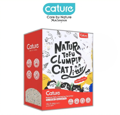 Picture of Cature Tofu Pellets Natural Tofu Clumping Cat Litter 14L (5.6kg)