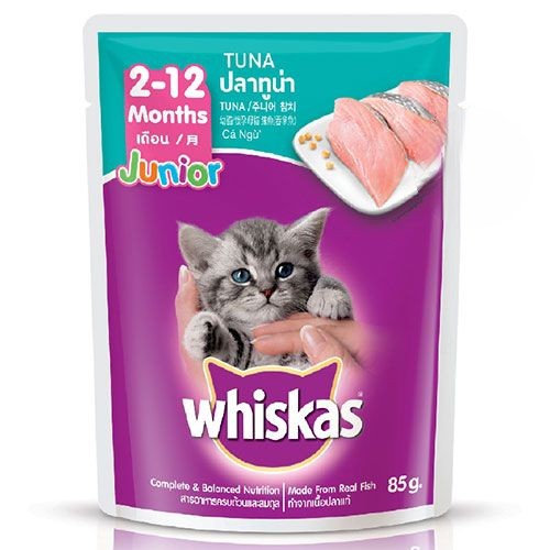 Picture of Whiskas Pouch Kitten Junior Wet Cat Food Tuna 80g