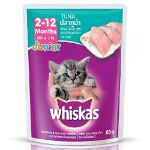 Whiskas Pouch Kitten Junior Wet Cat Food Tuna 80g