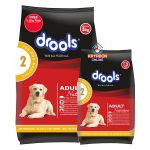 Drools Adult Dry Dog Food Chicken And Egg 3kg + 700g Pack Free