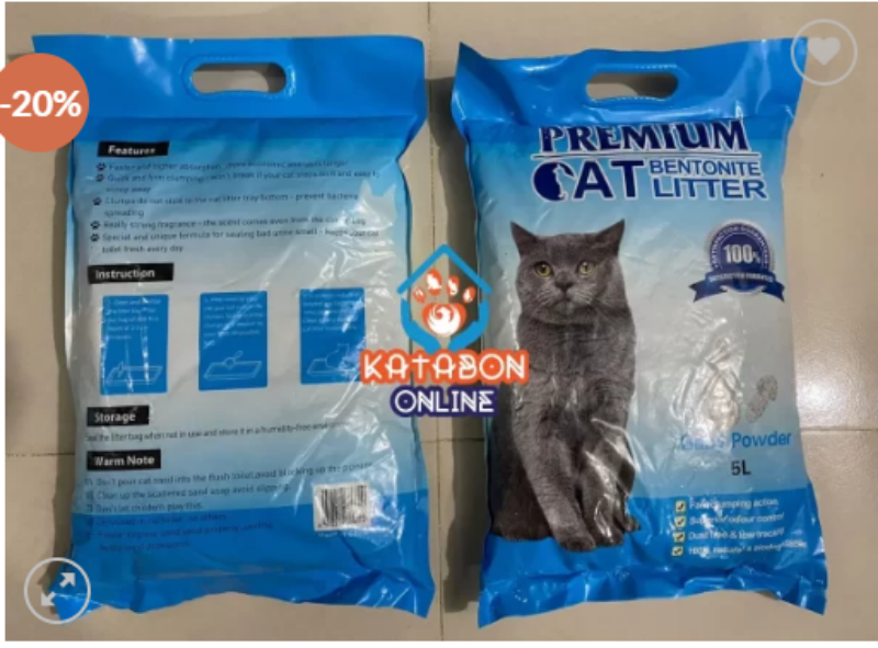 Premium Bentonite Cat Litter Baby Powder Flavor 10LAgroMukam