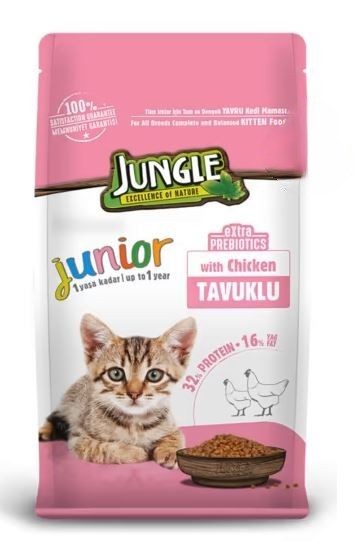 Picture of Jungle Junior Cat Food Chicken Flavour 1.5kg