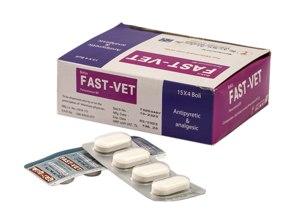 Picture of Fast-Vet Bolus 2 gm (15 × 10's)