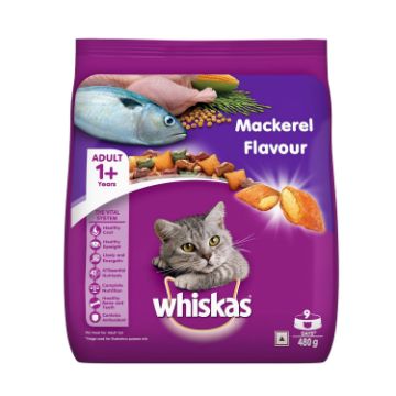 Picture of Whiskas 1+ Mackerel 480gm