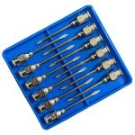 Steel Animal Injector Syringe Needle 1box × 12p