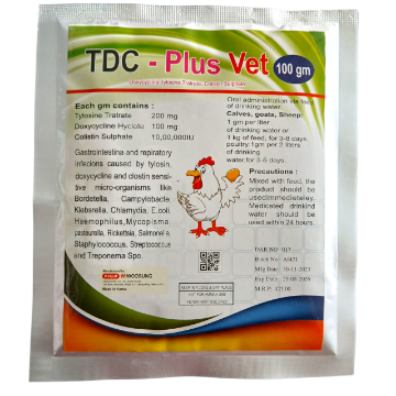 Picture of TDC (Tylosine,Doxycycline,Colistin) 100gm