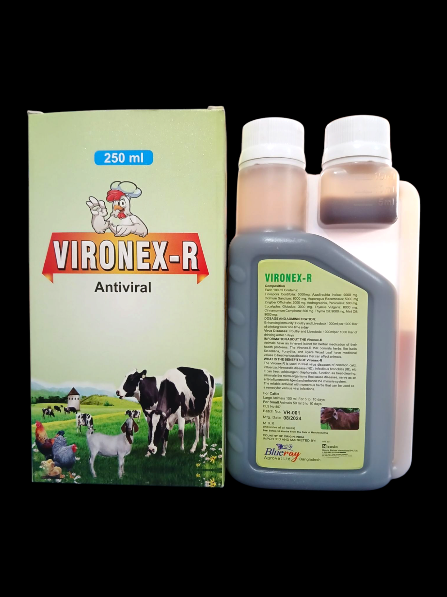 Picture of VIRONEX -R ( Antiviral)250 ml 