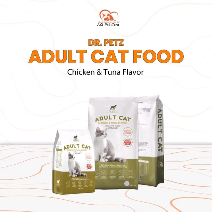 Picture of Dr. Petz Adult Cat Food Chicken & Tuna 1Kg