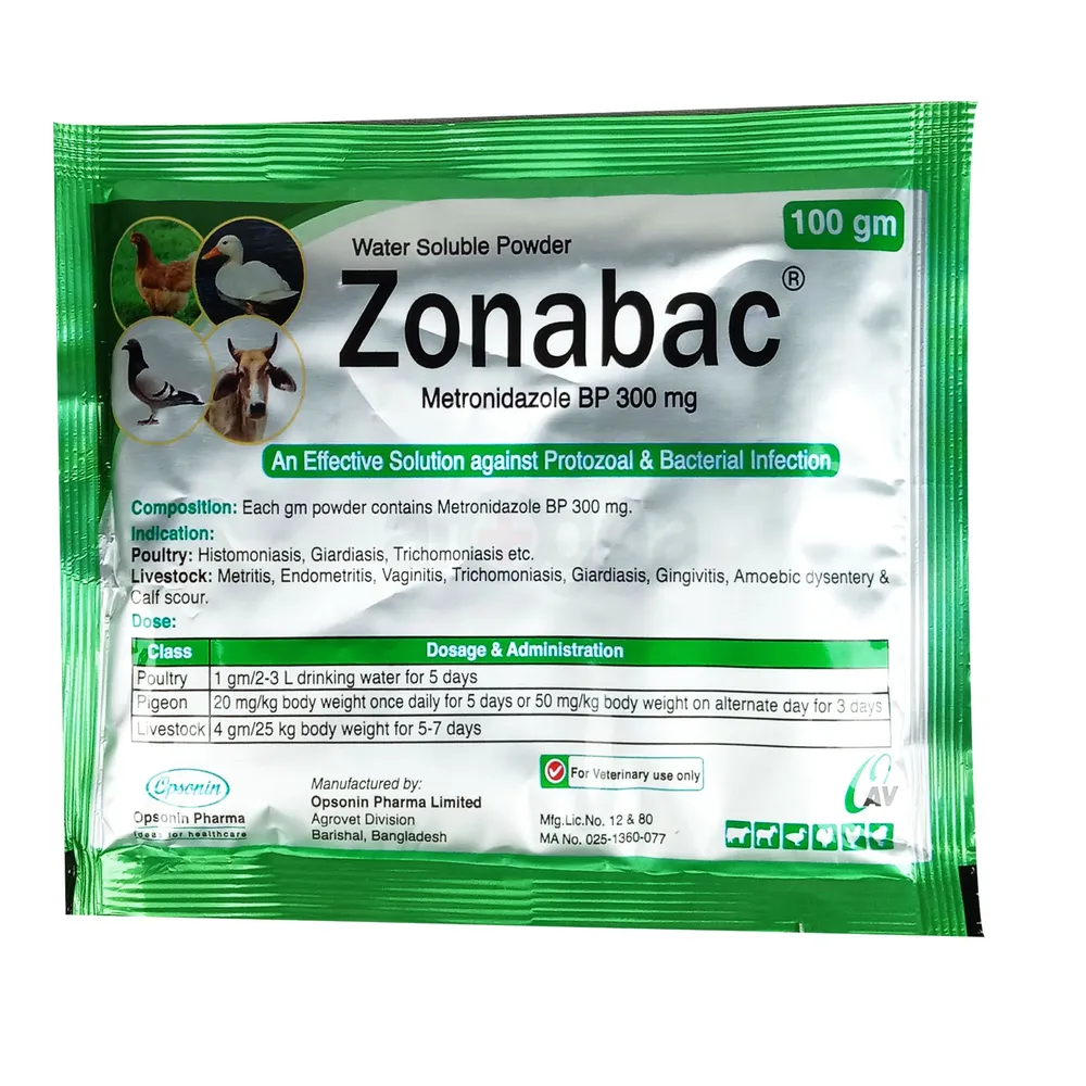 Picture of Zonabac WSP Sachet  100 gm