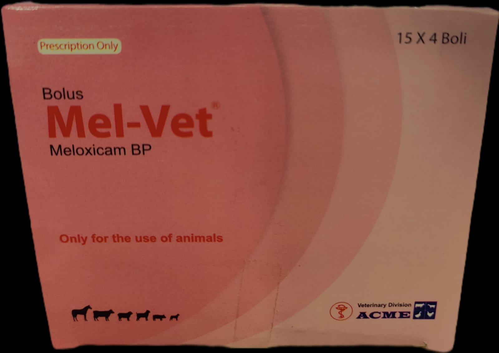 Picture of Mel-Vet Bolus 100 mg (15 × 4's)