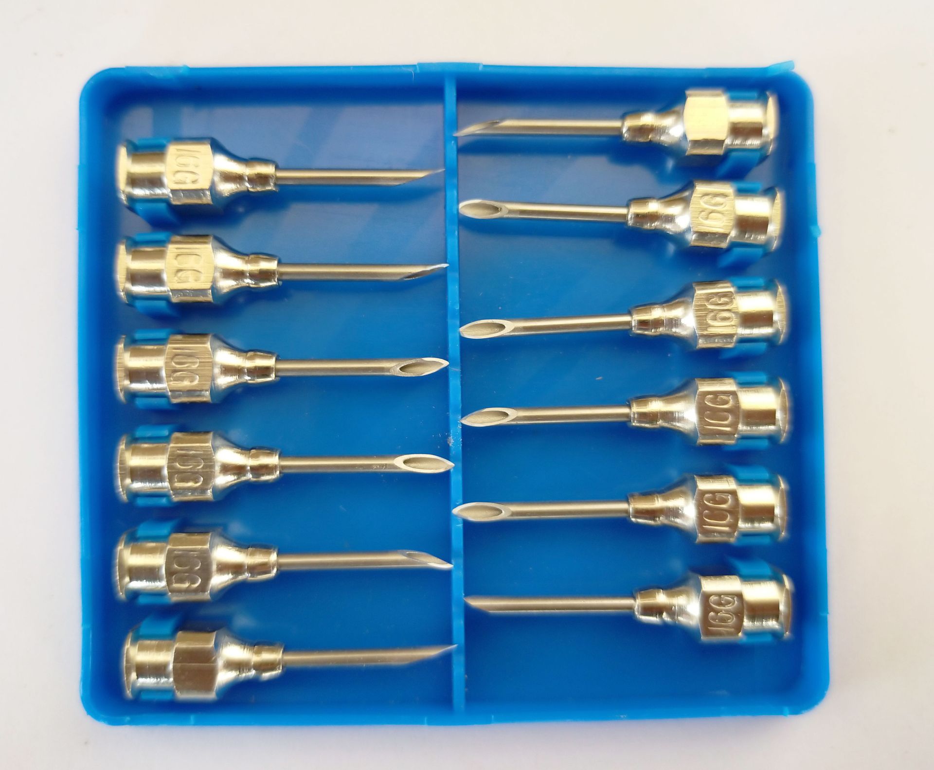 Picture of Steel Animal Injector Syringe Needle (1 box × 12p)