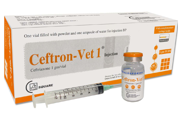 Picture of Ceftron-Vet Inj 1g